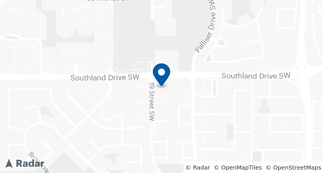 Map of Dairy Queen Location:: 1919 Southland Dr SW, Calgary, AB, T2W 0K1